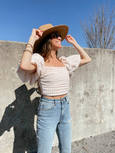 Load image into Gallery viewer, Picnic in Paris Gingham Top