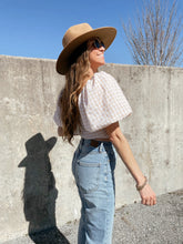 Load image into Gallery viewer, Picnic in Paris Gingham Top