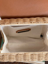 Load image into Gallery viewer, Wildflower Rattan Bag