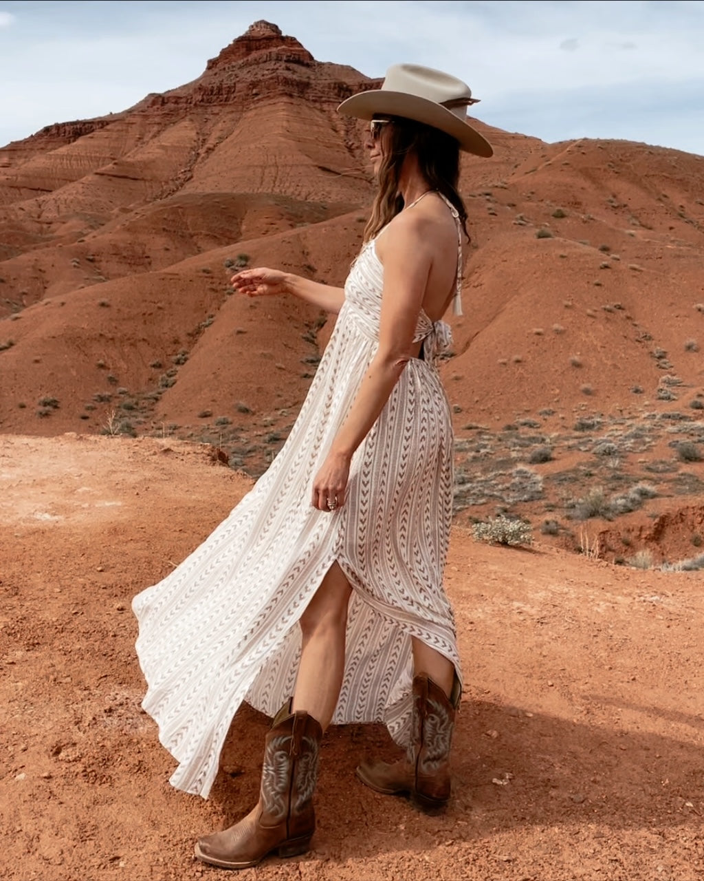 desert victorian maxi dress Professor Valley Maxi Dress – South and James