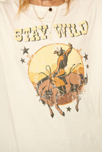 Load image into Gallery viewer, Stay Wild Distressed Tee
