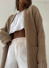 Load image into Gallery viewer, Toasted Walnut Knit Cardigan
