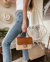 Load image into Gallery viewer, Wildflower Rattan Bag
