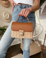 Load image into Gallery viewer, Wildflower Rattan Bag
